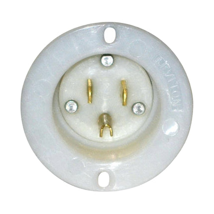 Plug Flg Inlet 15A/125V 2Pwgd | Base para Lampara (105117GT)