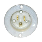Plug Flg Inlet 15A/125V 2Pwgd | Base para Lampara (105117GT)