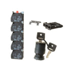 Switch Kit-3 Pos Key Incl Base W/5 N.C. Contacts (122515GT)