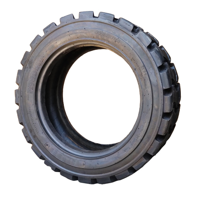 LLANTA CAMSO 240/55-17.5 COLOR NEGRO PARA MONTACARGAS Y PLATAFORMAS DE ELEVACION JLG GENIE