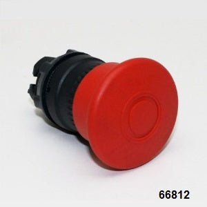 BUTTON PUSH RED MUSHROOM HEAD (66812)